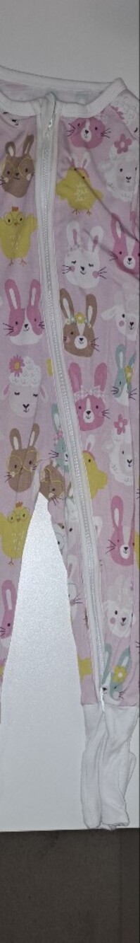 Little Sleepies Pink Easter Zippy